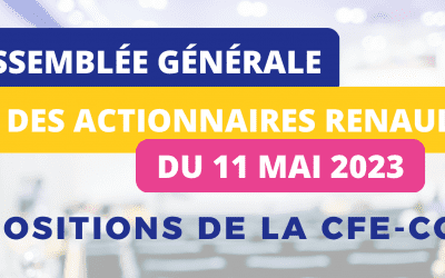 Assemblée Générale 2023 : Positions de la CFE-CGC